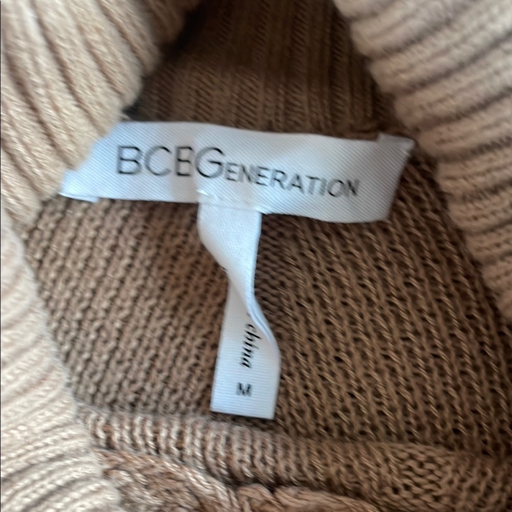 BCBGeneration Tan Turtleneck Sweater - Picture 7 of 7